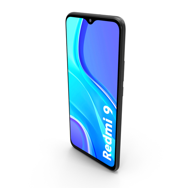 Smartphone: Xiaomi Redmi 9 Carbon Gray PNG & PSD Images Smartphone: Xiaomi Redmi 9 Carbon Gray PNG & PSD Images