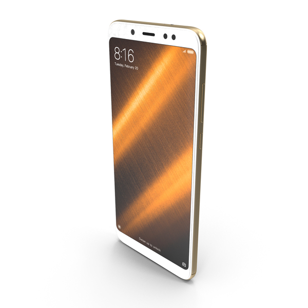 Xiaomi Redmi Note 5 Pro Gold PNG & PSD Images Xiaomi Redmi Note 5 Pro Gold PNG & PSD Images