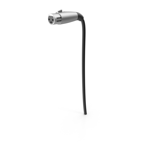 XLR Female Connector with Cable PNG & PSD Images XLR Female Connector with Cable PNG & PSD Images