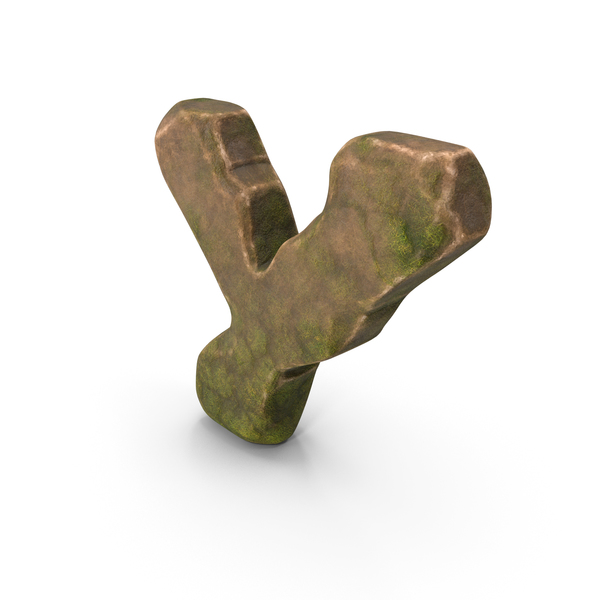 Language: Y Letter Mossy Rock PNG & PSD Images Language: Y Letter Mossy Rock PNG & PSD Images
