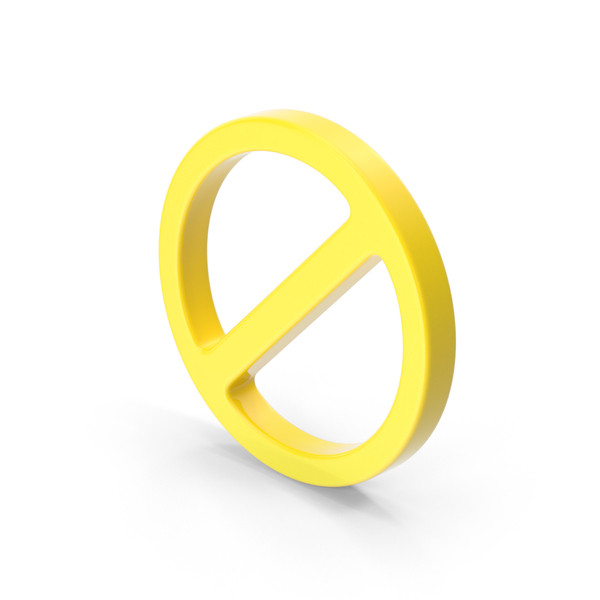No Entry: Yellow Cancel Symbol PNG & PSD Images