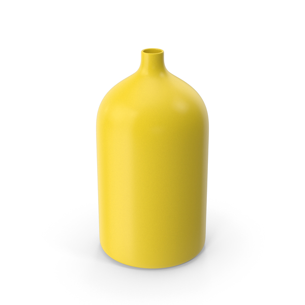 Modern: Yellow Decor Vase PNG & PSD Images Modern: Yellow Decor Vase PNG & PSD Images