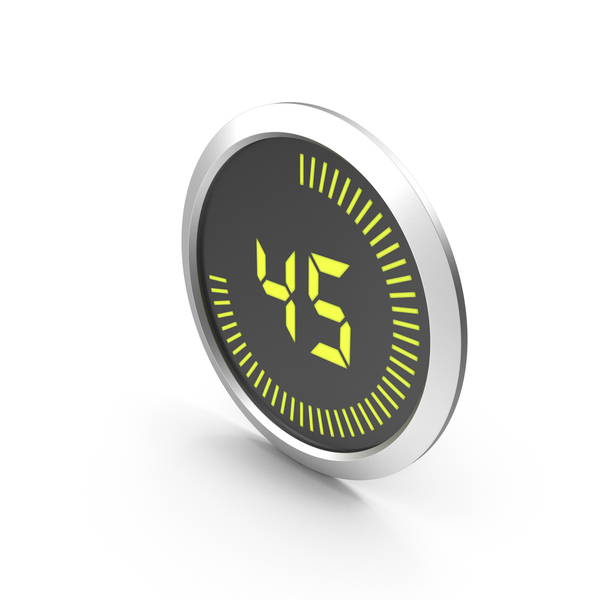 Yellow Digital Timer Progress Bar 45 Symbol Png Images And Psds For