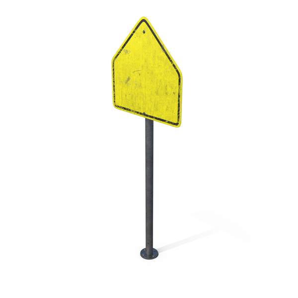 Yellow Dirty Pentagon Street Sign PNG Images & PSDs for Download ...