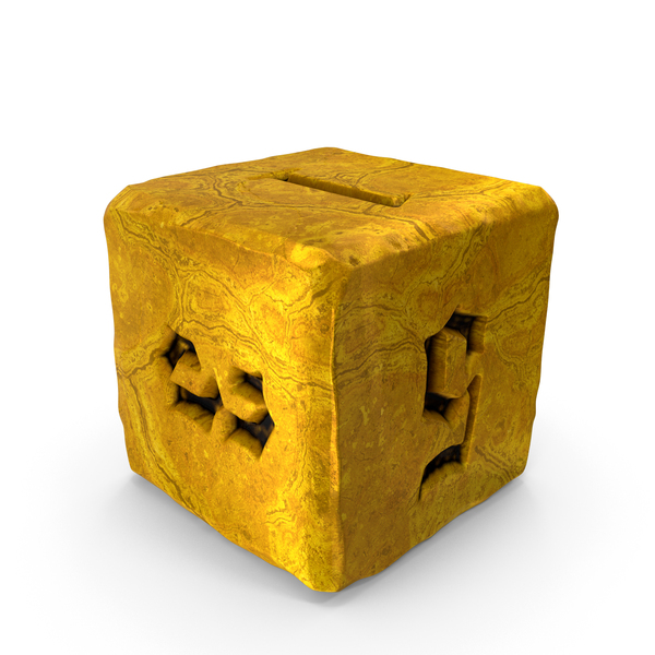 Dnd 6 Cube: D6 Die Yellow PNG & PSD Images