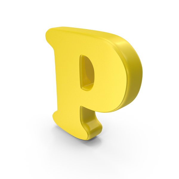 Yellow Font Cooper Alphabet P PNG Images & PSDs for Download ...