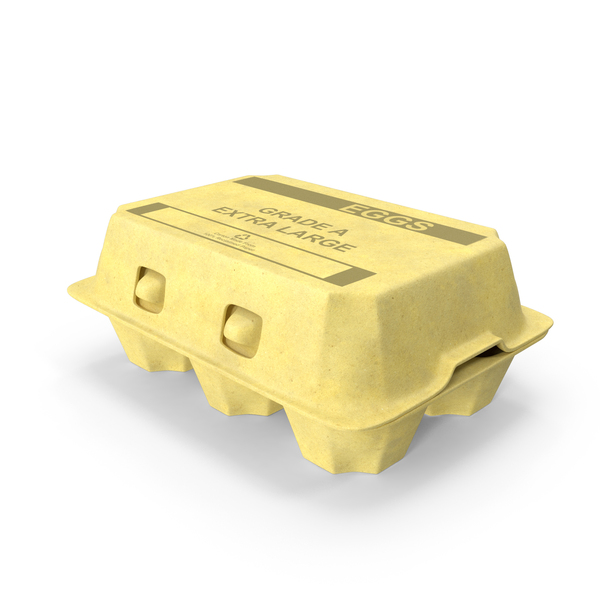 Egg: Yellow Generic Label Paper Pulp Carton Of 6 Eggs PNG & PSD Images Egg: Yellow Generic Label Paper Pulp Carton Of 6 Eggs PNG & PSD Images