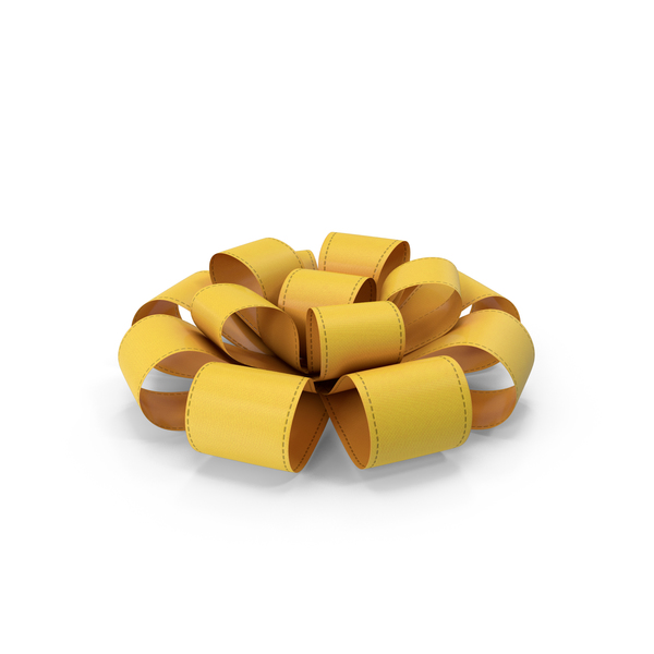 Yellow Gift Ribbon Bow PNG & PSD Images Yellow Gift Ribbon Bow PNG & PSD Images