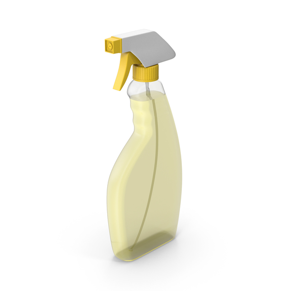 Spray Bottle: Yellow Glass Cleaner No Label PNG & PSD Images Spray Bottle: Yellow Glass Cleaner No Label PNG & PSD Images