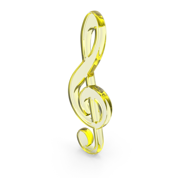 Symbols: Yellow Glass Treble Clef Music Symbol PNG & PSD Images Symbols: Yellow Glass Treble Clef Music Symbol PNG & PSD Images