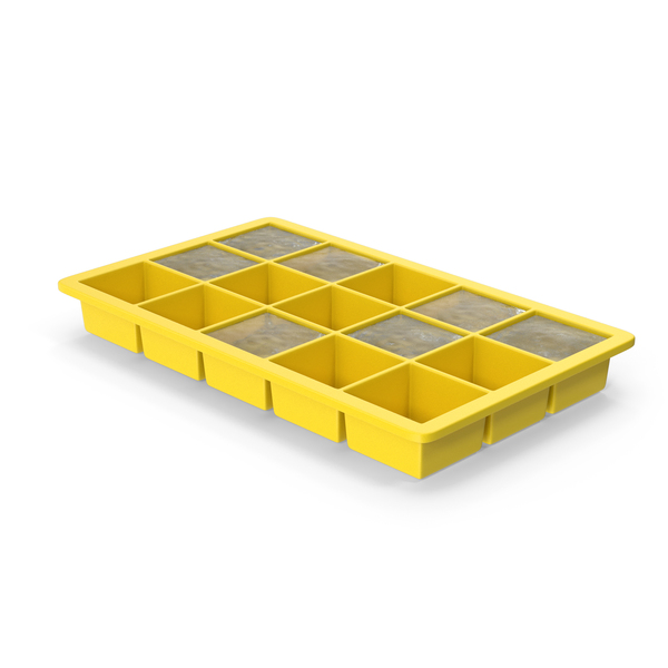 Tray: Yellow Ice Cube Maker PNG & PSD Images Tray: Yellow Ice Cube Maker PNG & PSD Images