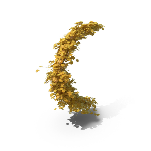 Yellow Ivy Cresent PNG & PSD Images Yellow Ivy Cresent PNG & PSD Images