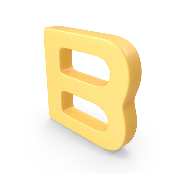 Language: Yellow Letter B PNG & PSD Images