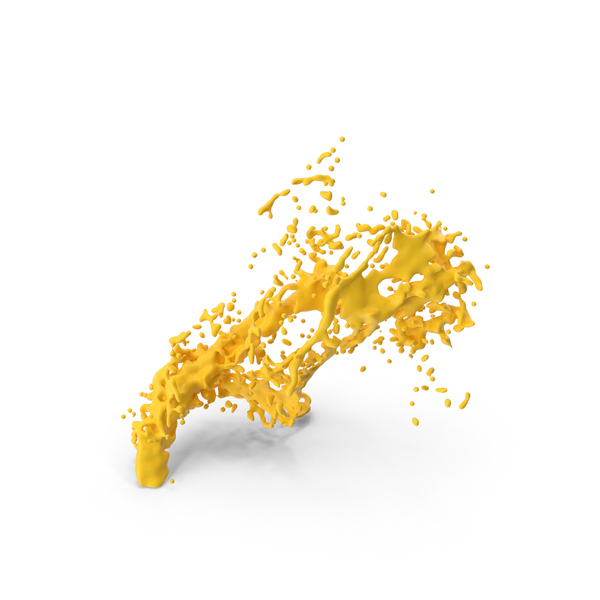 Yellow Liquid Splash Effect PNG & PSD Images Yellow Liquid Splash Effect PNG & PSD Images