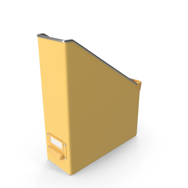 Yellow Magazine File Holder PNG & PSD Images