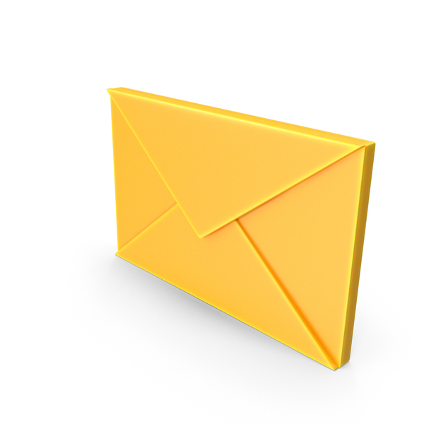 Envelope: Yellow Mail PNG & PSD Images