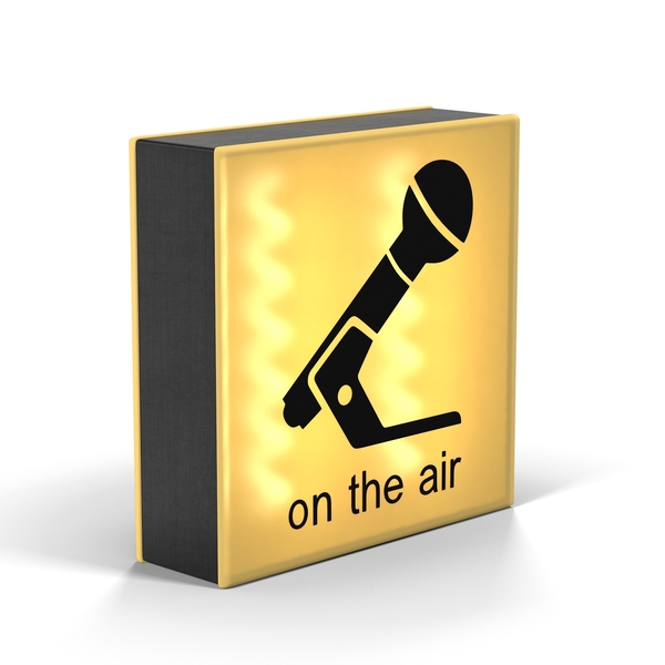 Yellow On Air Sign PNG & PSD Images Yellow On Air Sign PNG & PSD Images