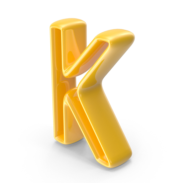 Yellow Outline Letter K PNG Images PSDs For Download PixelSquid 
