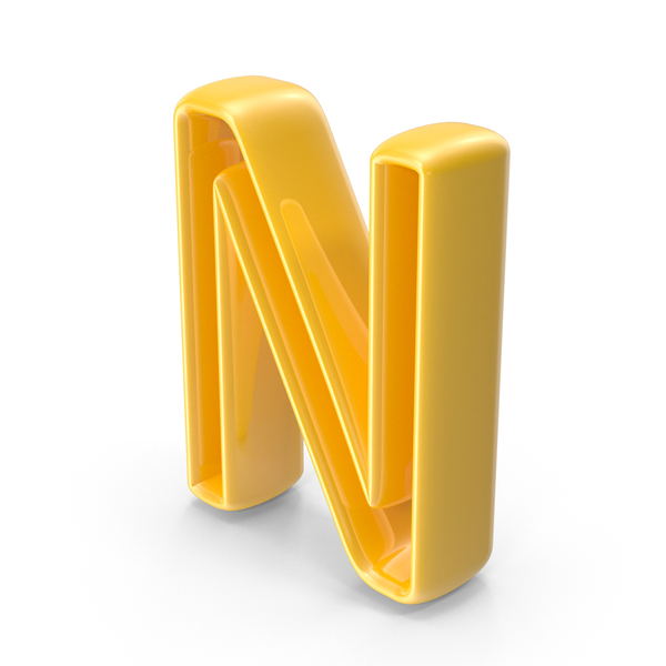 Yellow Outline Letter N PNG Images & PSDs for Download | PixelSquid ...