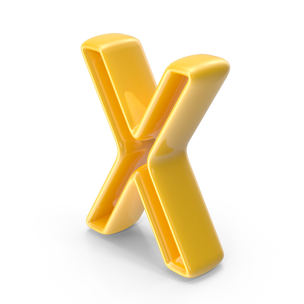 Yellow Outline Letter X PNG Images & PSDs for Download | PixelSquid ...