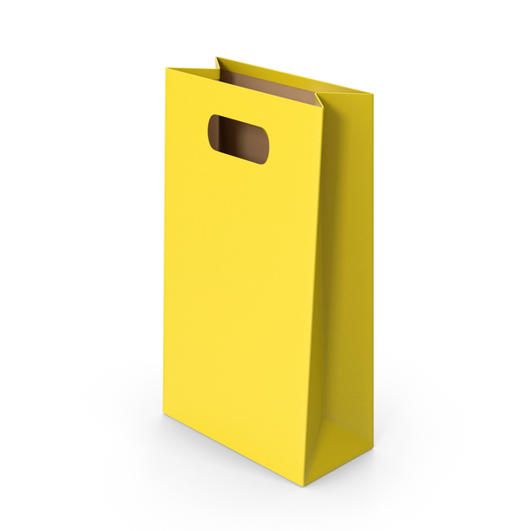 Yellow Paper Bag PNG Images & PSDs for Download | PixelSquid - S116755217