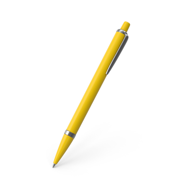 Ballpoint: Yellow Pen PNG & PSD Images Ballpoint: Yellow Pen PNG & PSD Images