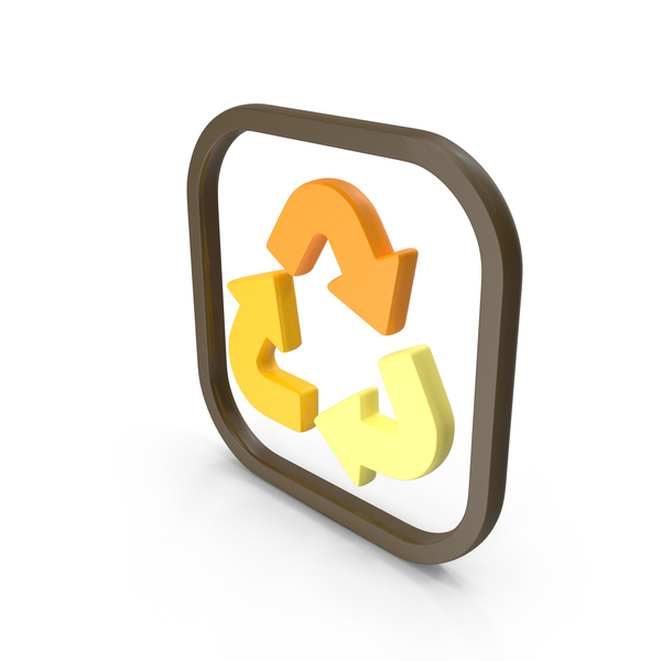 Symbols: Yellow Recycle Symbol PNG & PSD Images Symbols: Yellow Recycle Symbol PNG & PSD Images