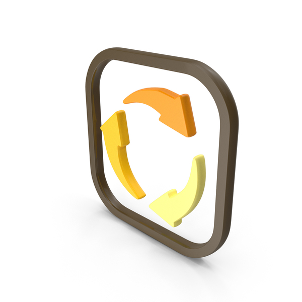 Symbols: Yellow Recycle Symbol PNG & PSD Images Symbols: Yellow Recycle Symbol PNG & PSD Images