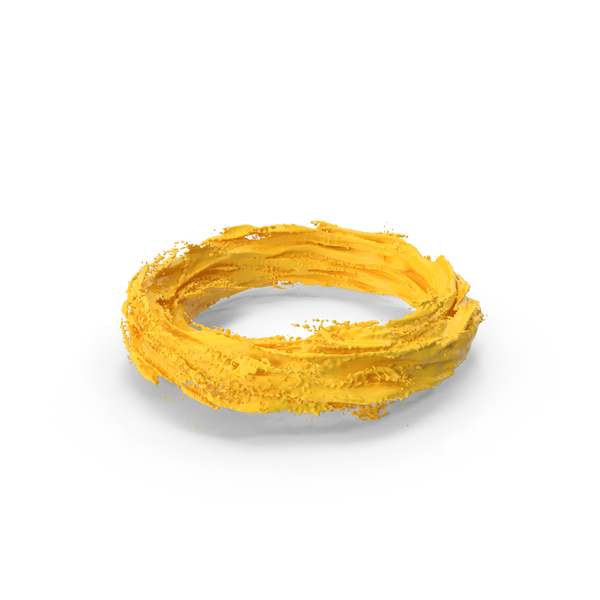 Splash: Yellow Ring PNG & PSD Images