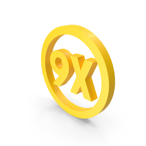 Symbols: Yellow Round 9X Icon PNG & PSD Images Symbols: Yellow Round 9X Icon PNG & PSD Images