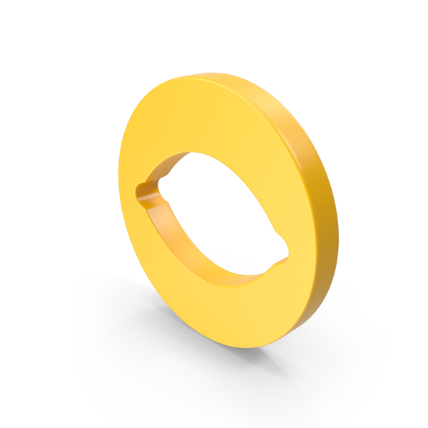 Symbols: Yellow Round Lemon Icon PNG & PSD Images