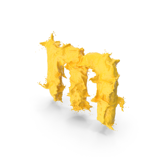 Roman Alphabet: Yellow Splash Small Letter M PNG & PSD Images Roman Alphabet: Yellow Splash Small Letter M PNG & PSD Images