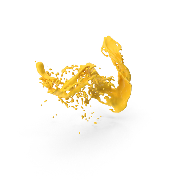 Yellow Splash PNG & PSD Images
