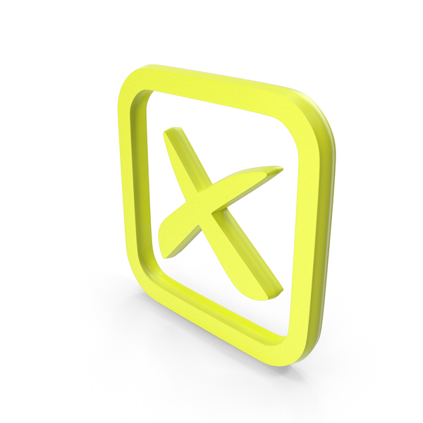 Symbols: Yellow Square Wrong Cross Mark PNG & PSD Images Symbols: Yellow Square Wrong Cross Mark PNG & PSD Images