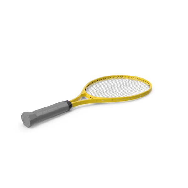 Racquet: Yellow Tennis Racket PNG & PSD Images