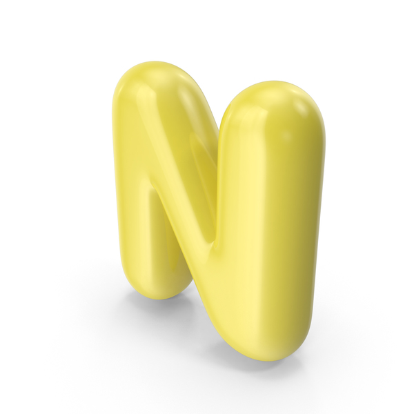 Language: Yellow Toon Balloon Letter N PNG & PSD Images Language: Yellow Toon Balloon Letter N PNG & PSD Images
