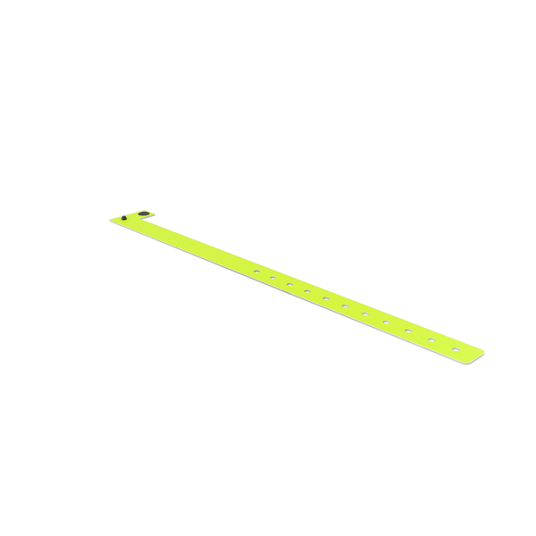 Bracelet: Yellow Vinyl Wristband Plain Open On The Ground PNG & PSD Images Bracelet: Yellow Vinyl Wristband Plain Open On The Ground PNG & PSD Images