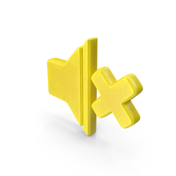 Symbols: Yellow Volume Mute Symbol PNG & PSD Images Symbols: Yellow Volume Mute Symbol PNG & PSD Images