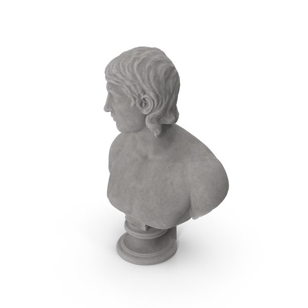 Young Man Stone Bust PNG & PSD Images Young Man Stone Bust PNG & PSD Images