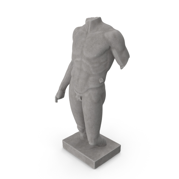 Bust: Young Man Stone Torso PNG & PSD Images Bust: Young Man Stone Torso PNG & PSD Images
