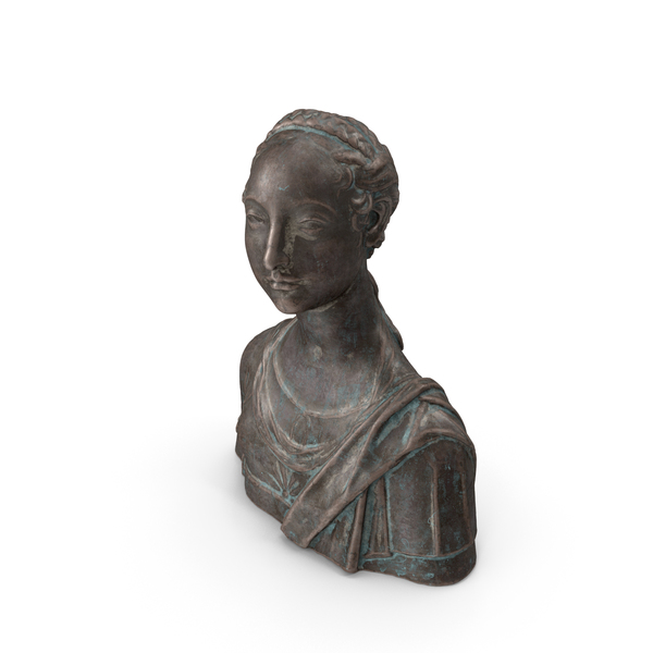 Young Woman Bronze Bust Outdoors PNG & PSD Images Young Woman Bronze Bust Outdoors PNG & PSD Images