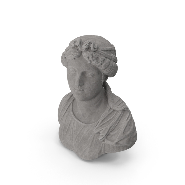 Young Woman Stone Bust PNG & PSD Images Young Woman Stone Bust PNG & PSD Images