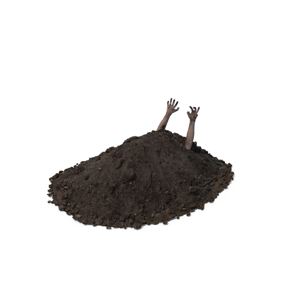 Arm: Zombie Hands Emerging From Ground PNG & PSD Images