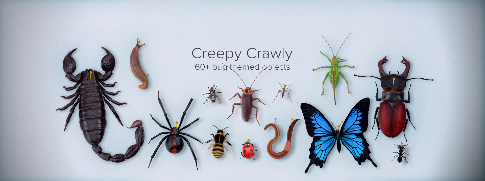 Creepy Crawlies Collection PNG Images & PSDs For Download | PixelSquid