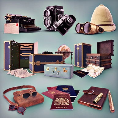 Retro Travel Collection