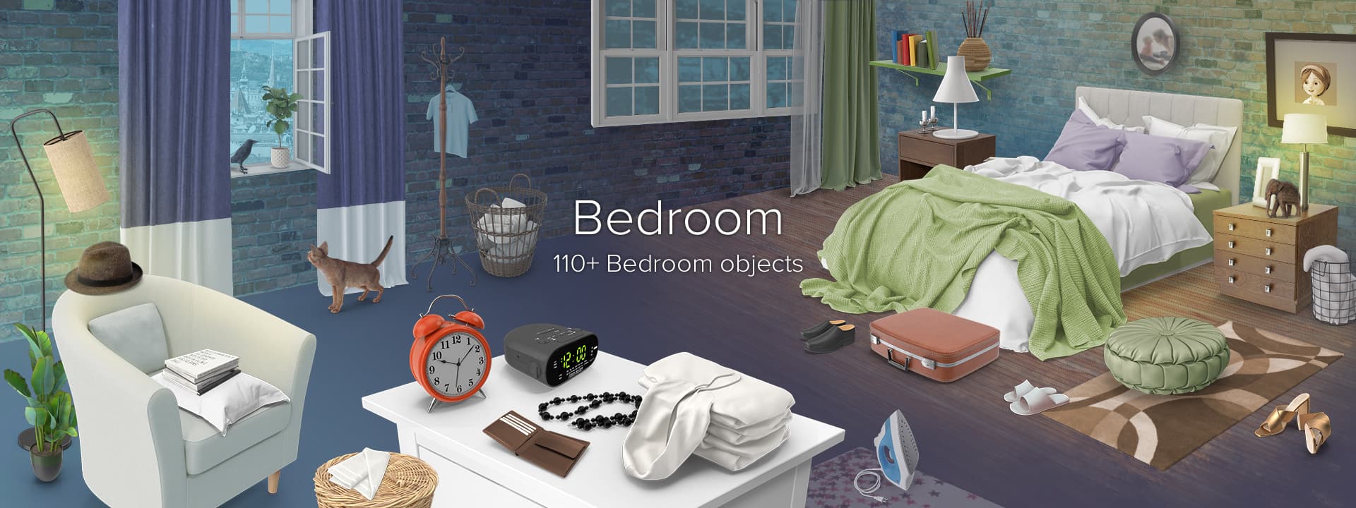 Bedroom Collection PNG Images & PSDs for Download | PixelSquid